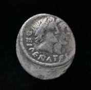 Dei Penates denarius, Silver Denarius, 47 BC, C. Antius C. f. Restio,  The Dei Penates