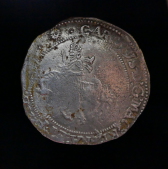 Charles I, Halfcrown, Group III, 3rd Horseman, Type 3a3, Under Parliament, Sun Mint Mark, 1645-6