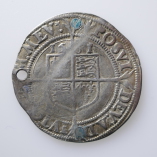 Elizabeth I, Silver Sixpence, 1561, Small 1F Bust, Pheon Mint Mark #4