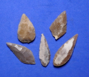 Neolithic North African Knapped Flint Arrowheads, 3rd-2nd Century BC