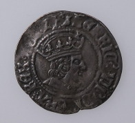 Henry VII, Silver Halfgroat (2d), York, Archbishop Bainbridge, Profile Bust, Martlet Initial Mark, 1508-9