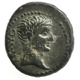 Tiberius, AE19, Ploughing Oxen, Philippi (?), Macedon, AD 14-37, O