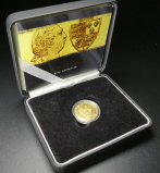 George III Gold Spade or Ace Guinea, 1793, Royal Mint Box & COA