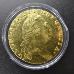 George III Gold Spade or Ace Guinea, 1793, Royal Mint Box & COA, Obverse