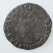 Mary I (Bloody Mary) Silver Groat, Pomegranate Mint mark, 1553-1554