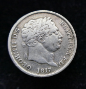 George III Silver Shilling, 1816, Obverse