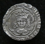 Henry VII, Silver Halfgroat, Tun Initial Mark, Canterbury, 1495-98