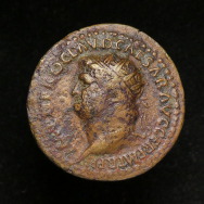 Nero, AE Dupondius (Orichalcum) Rome, Temple of Janus, AD 62-68