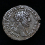 Hadrian, Silver Denarius, Rome, Victory Flying, AD123