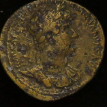 Hadrian, Orichalcum (Copper Alloy) Sestertius, Ceres Standing,  AD121-123, Rarely Seen