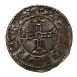 Edward the Confessor, Silver Pointed Helmet Type, SIDEMAN at Wareham,  1053-1056, VERY RARE
