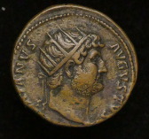 Hadrian, Brass Dupondius, Rome, Salus, AD127
