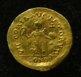 Justin II Gold Tremissis, Constantinople, AD 565-578
