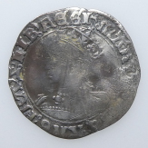 Mary I (In Own Name) Silver Groat, Pomegranate, 1553-1554