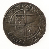 Henry VIII, Silver Groat, 2nd Coinage, Young Portrait, London Mint, Lis Initial Mark, 1526-1544