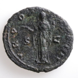 Antoninus Pius Copper As, Clementia, AD140-144