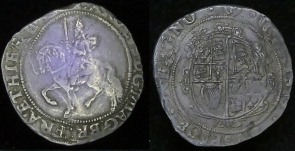 Charles I, Silver Halfcrown, Tower Mint Under Parliament, P-in-Circle mm