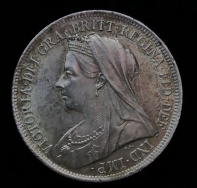 Victoria, Silver Shilling, Old Bust, 1899, Obverse