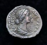 Faustina Junior, Silver Denarius, Rome, AD 161-164