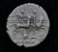 L. Autronius, Silver Denarius, Rome, 180 BC, SCARCE VARIATION