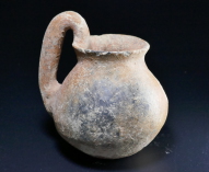 Bronze Age, Terracotta Jar with Handle, Holyland Region, c3000 BC