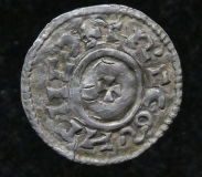 Danish issue, Hardeknud (Harthacnut), Silver Penny, Triquetra (Triskele) Type, Roskilde Mint, Denmark, 1035-42, RARE