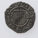 Henry VIII, Silver Sovereign Penny, 2nd Coinage, Durham Mint, Trefoil Initial Mark, Bp. Wolsey, c1529