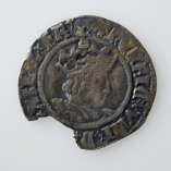 Henry VIII, Silver Halfgroat, Canterbury Mint, Arch. Warham, 1526-1532