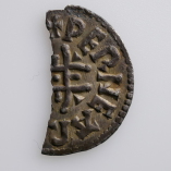 Coenwulf Silver Penny Large Fragment, Canterbury, Werheard AD 796-821, Reverse