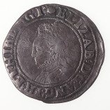 Elizabeth I, Silver Shilling, Sixth Issue, Tun MM, 1592-1595, O