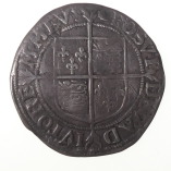 Elizabeth I, Silver Shilling, Sixth Issue, Tun MM, 1592-1595, R