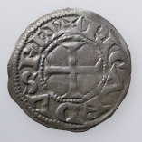 Richard I as Count of Poitou, France, Silver Denier obverse