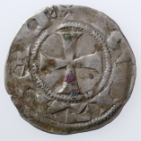 Richard I as Duke of Aquitaine, France, Silver Denier reverse