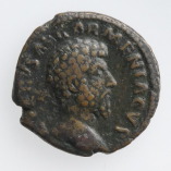 Lucius Verus, Bronze As, Lucius/Armenia, AD 163-164, O