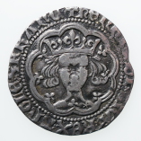Henry V Silver Groat, Mullet on Shoulder, Cl C, London Mint obverse