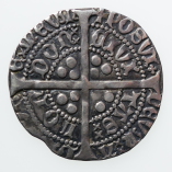 Henry V Silver Groat, Mullet on Shoulder, Cl C, London Mint reverse