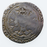 Henry V, Silver Halfgroat, London Mint, Annulet by Crown/Mullet on Breast, 1413-1422, Obverse
