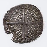 Edward III Silver Groat, Treaty Period, Transitional Series, London, 1361-1369, Reverse