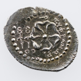 Caria, Rhodos, Silver Drachm, 88BC-14AD, Reverse