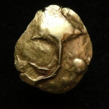 Atrebates & Regni Tribes, Gold Quarter Stater, Selsey Dahlia Type,  c60-20BC, EXTREMELY RARE Reverse