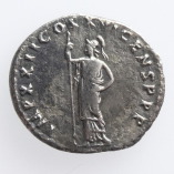 Domitian, Silver Denarius, Rome, Minerva, AD 92, R