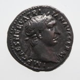 Trajan, Silver Denarius, Vesta Seated, Rome, AD 100