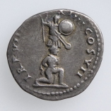 Titus as Augustus, Silver Denarius, Kneeling Captive, Rome Mint, AD79, Reverse