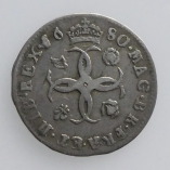 Charles II, Silver Fourpence, Dated, 1680, R