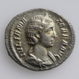 Julia Mamaea (Under Son Severus Alexander), AR Denarius, Juno, AD 225-235, O