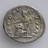 Julia Mamaea (Under Son Severus Alexander), AR Denarius, Juno, AD 225-235, R