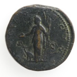 Lucilla (Under Marcus Aurelius), Bronze As, Pudicitia, AD 164-169, R
