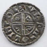 Aethelred II, Crux Type Penny, Lincoln, Wulf, 991-997, R