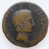 Augustus, Copper As, Rome, Moneyers' Series, 15 BC, O