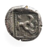 Lykia, Kuprilli, AR Tetrobol, Lion/Triskeles, 470-440 BC, VERY RARE, R